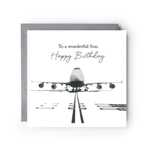 Happy Birthday Son 747 card