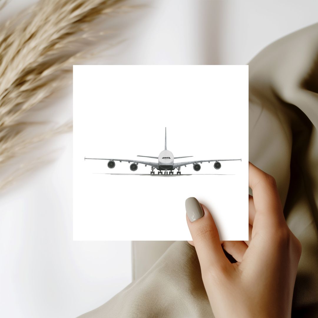 Airbus A380 Greeting Card