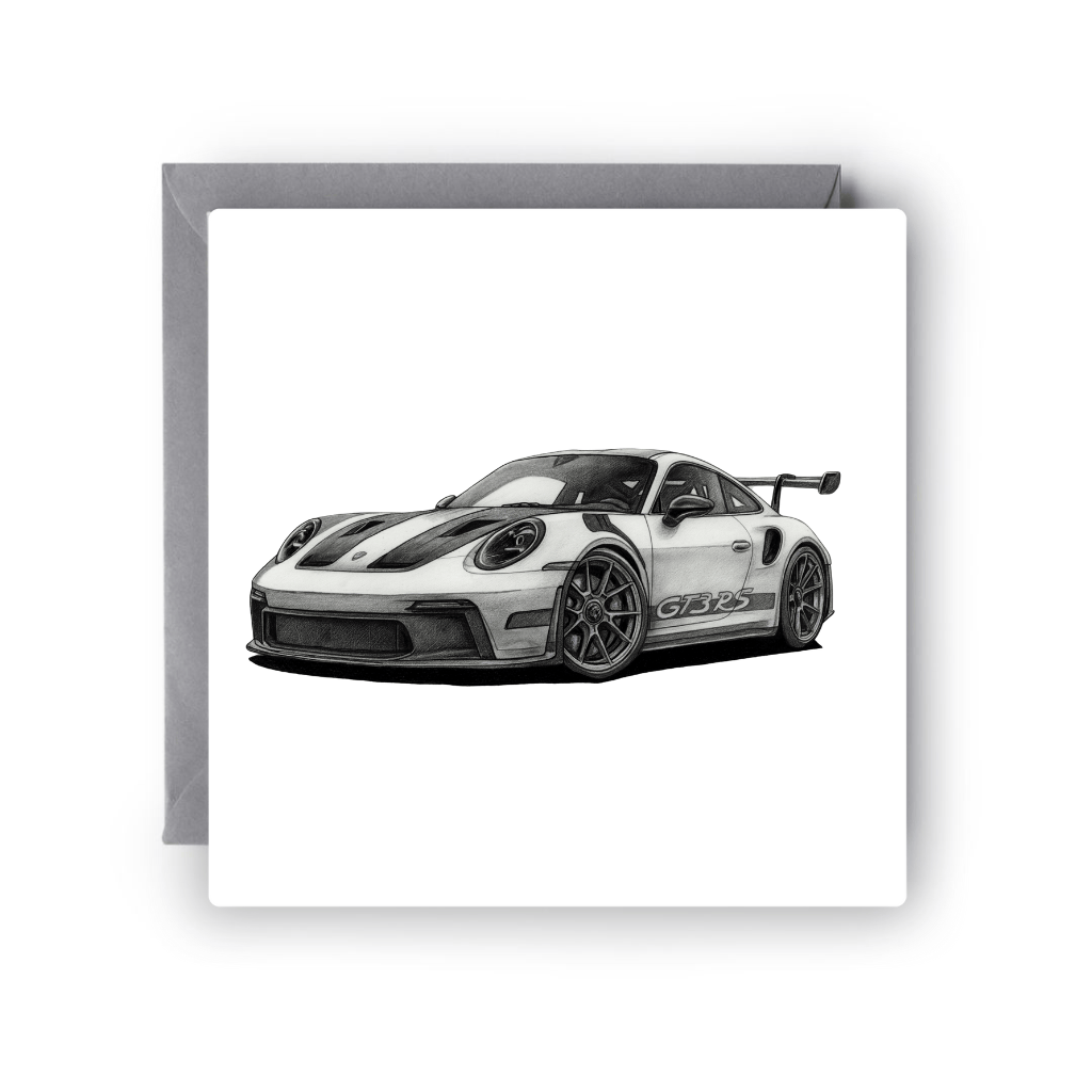 Porsche GT3 Greeting Card