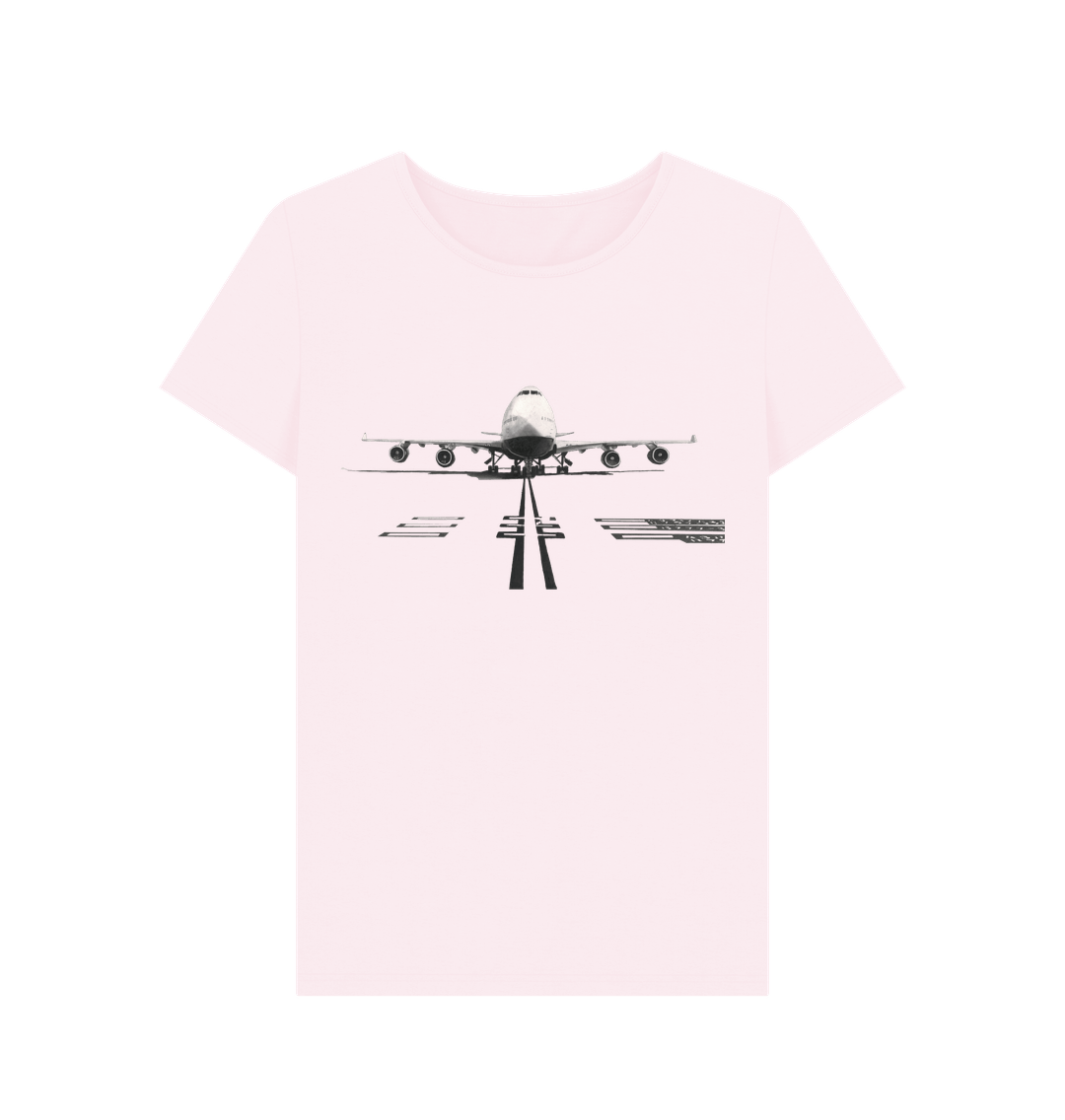 Pink Women's Boeing 747 Tee Shirt