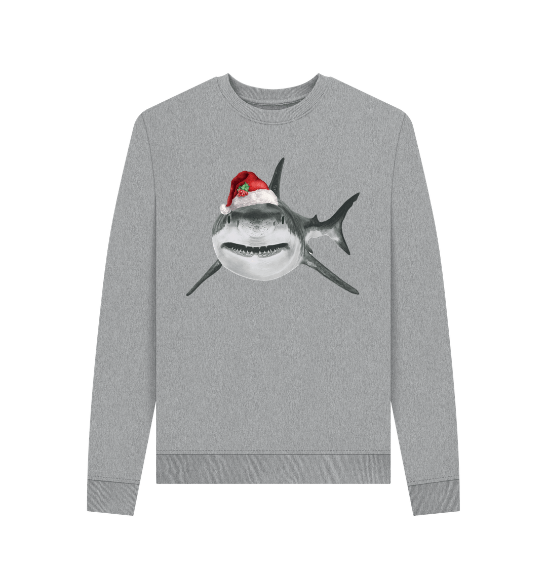 Light Heather Printed Sweater Front
