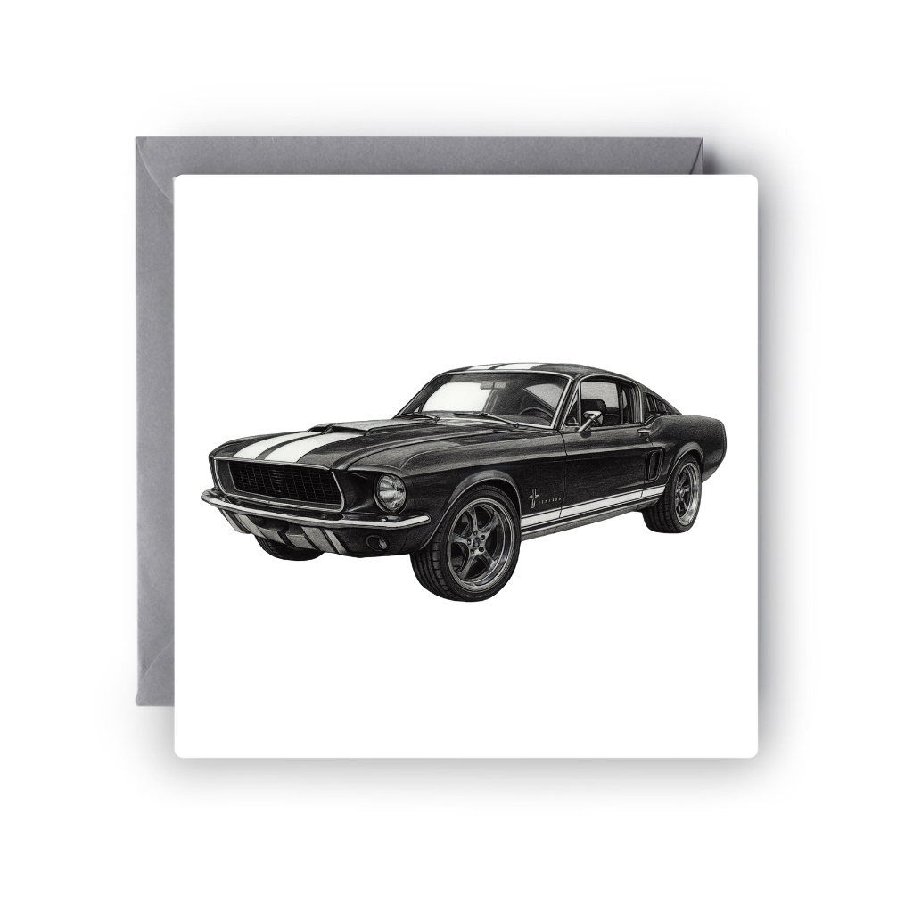 Ford Mustang Greeting Card
