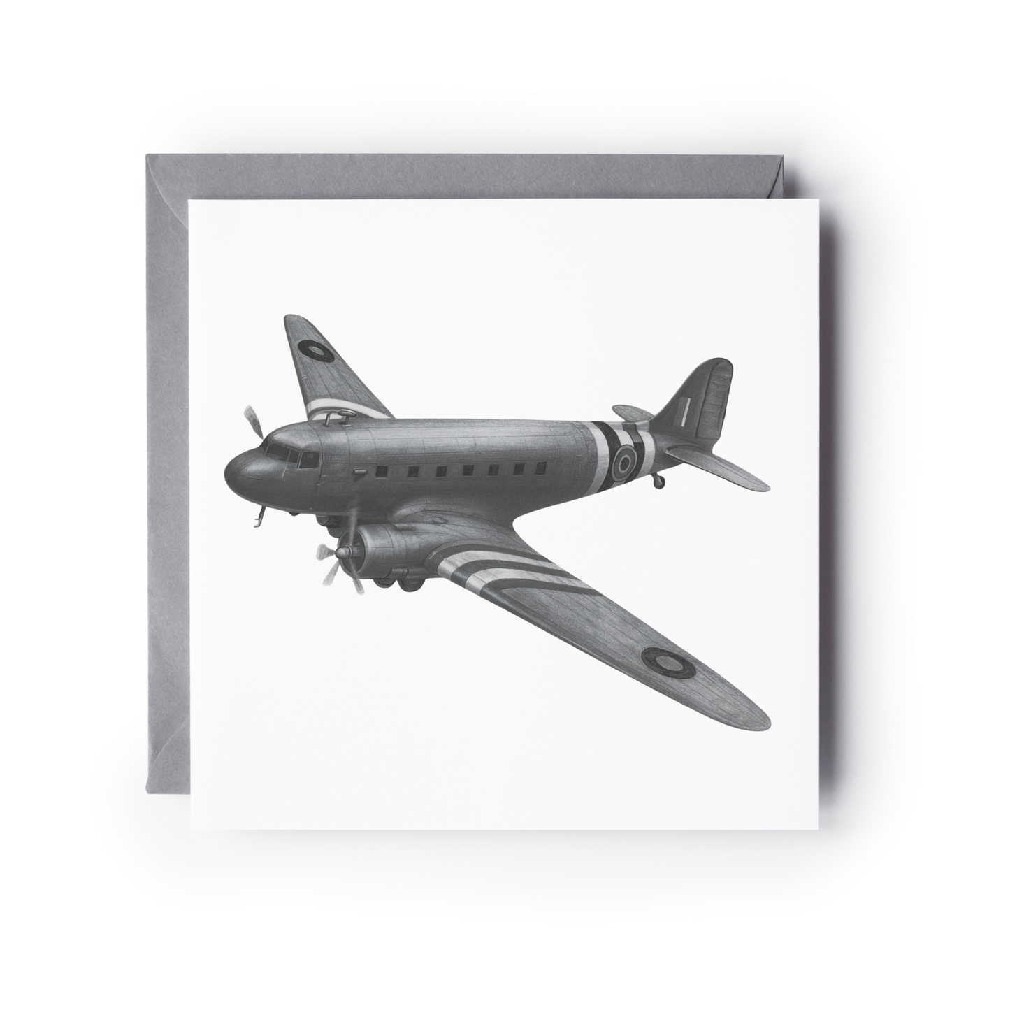 Vintage airplane illustration on a white background