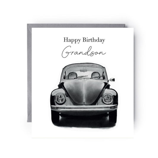 Happy Birthday Grandson Beetle Card