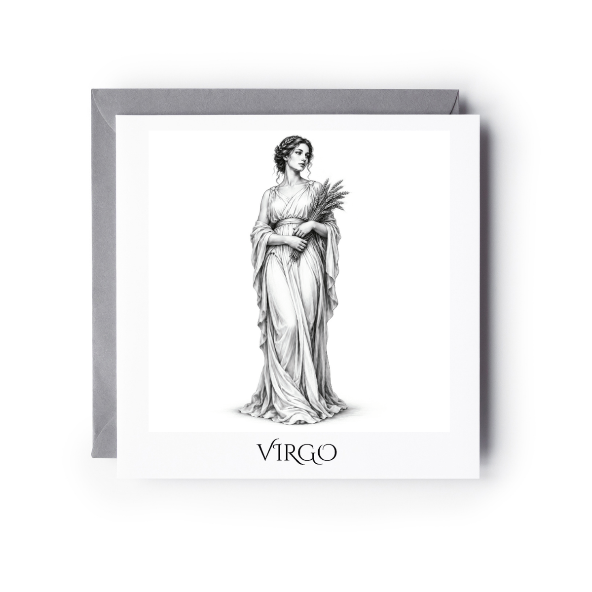 Virgo Horoscope Greeting Card