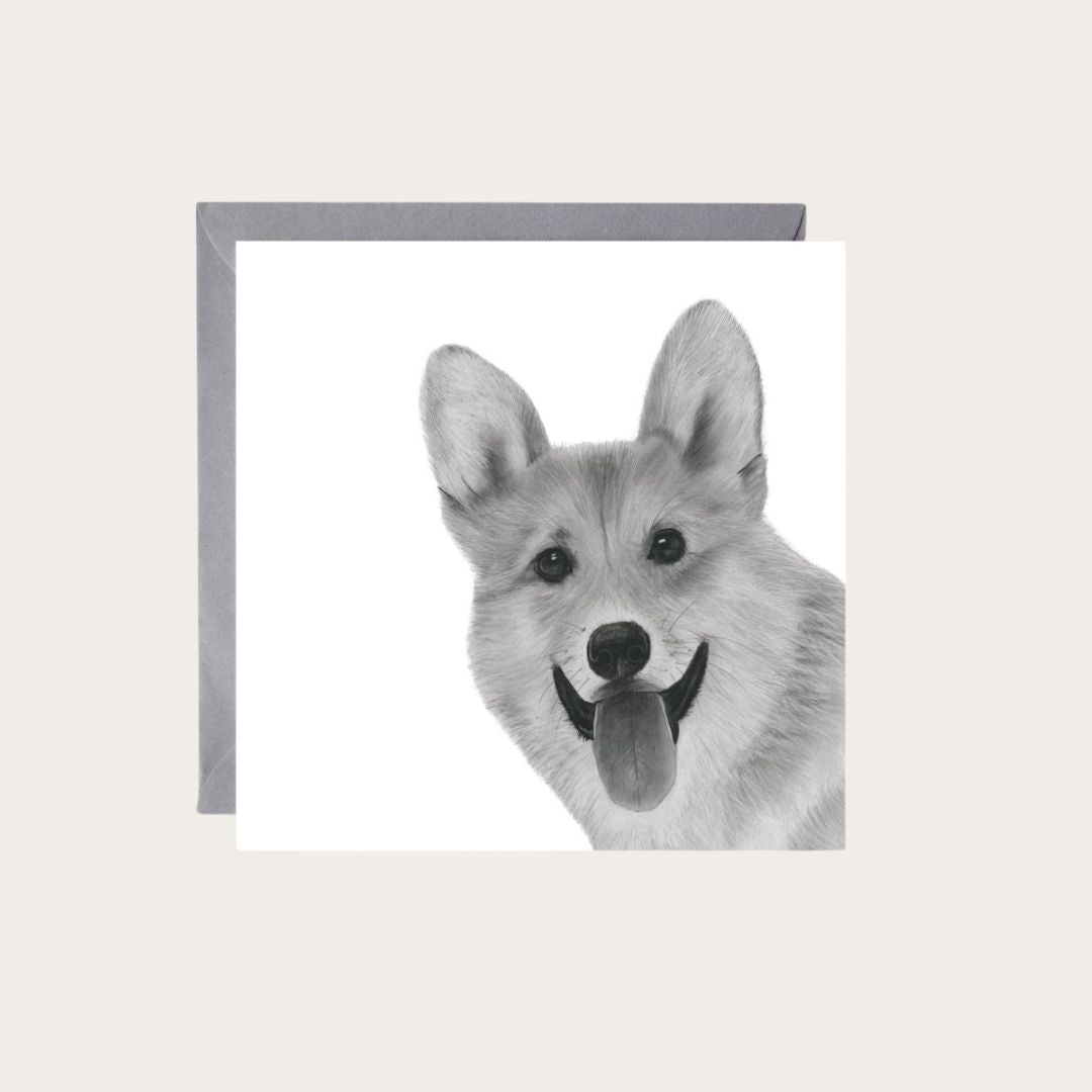 Tupi the Corgi Greeting Card
