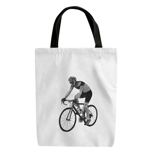 Cyclist Shopper Bag From Libra Fine Arts