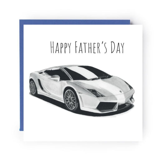 Happy Father’s Day Italian Sports Car Card