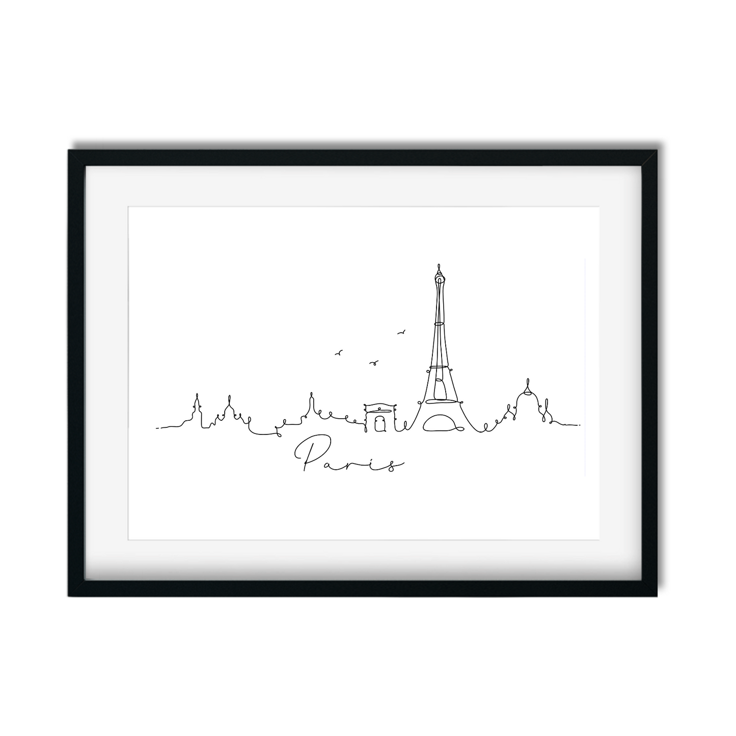 Paris Skyline Print