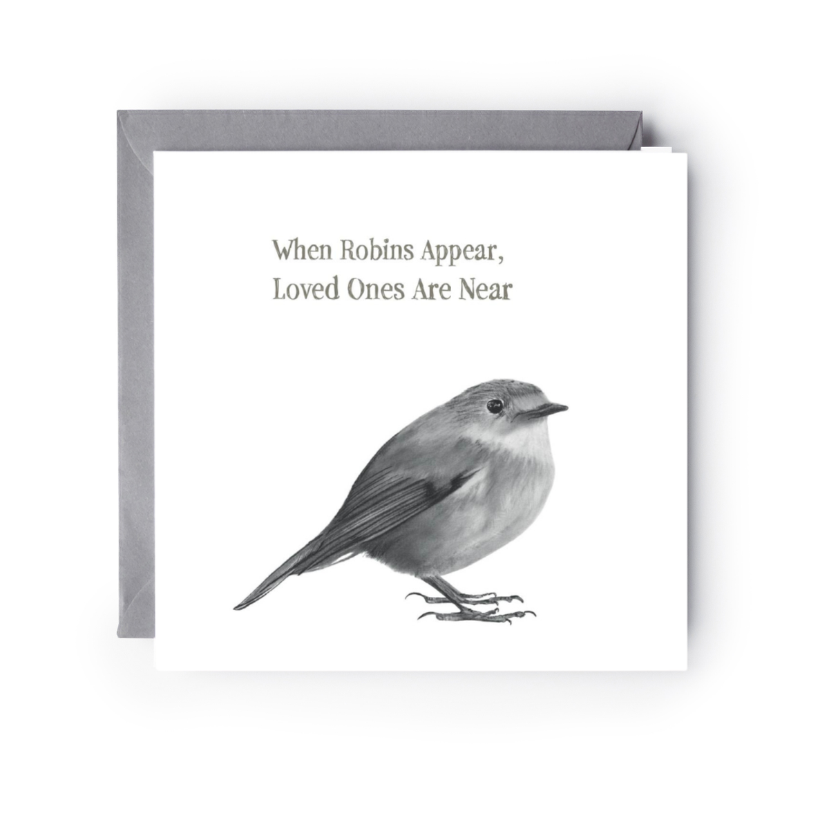 Robin Sympathy Card