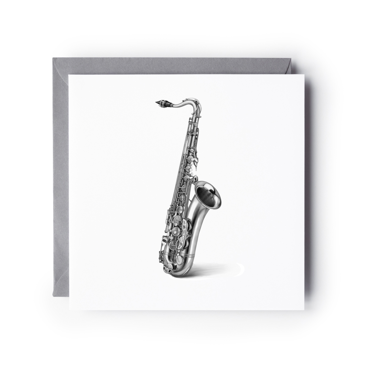 Saxophone Musical Greeting Card