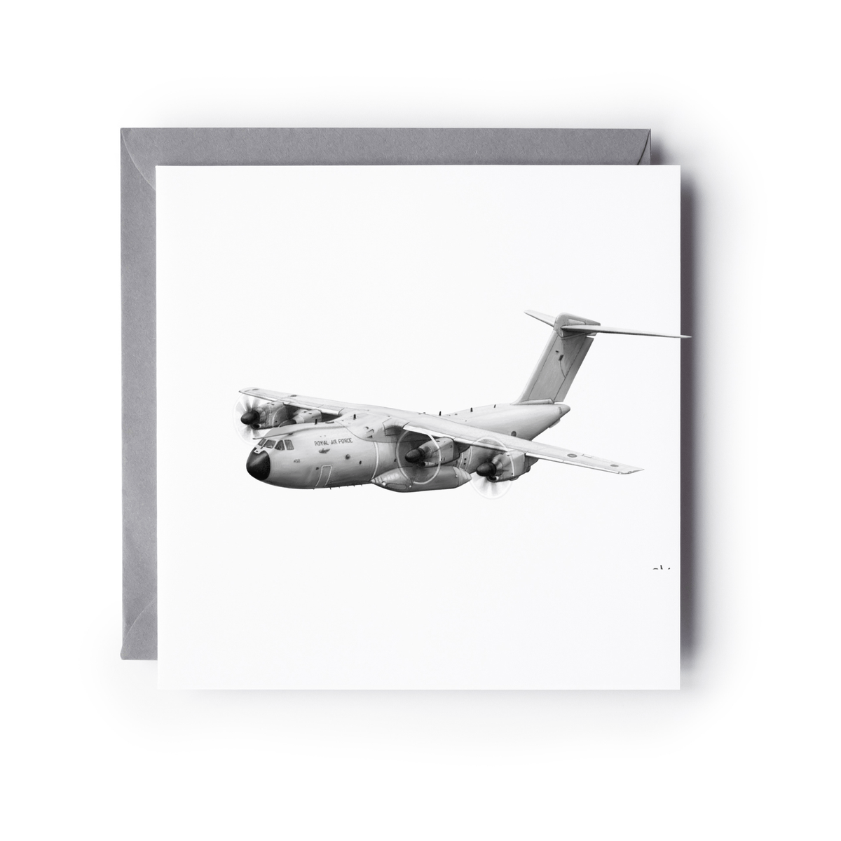 Atlas C.1 – Hand-Drawn Greeting Card