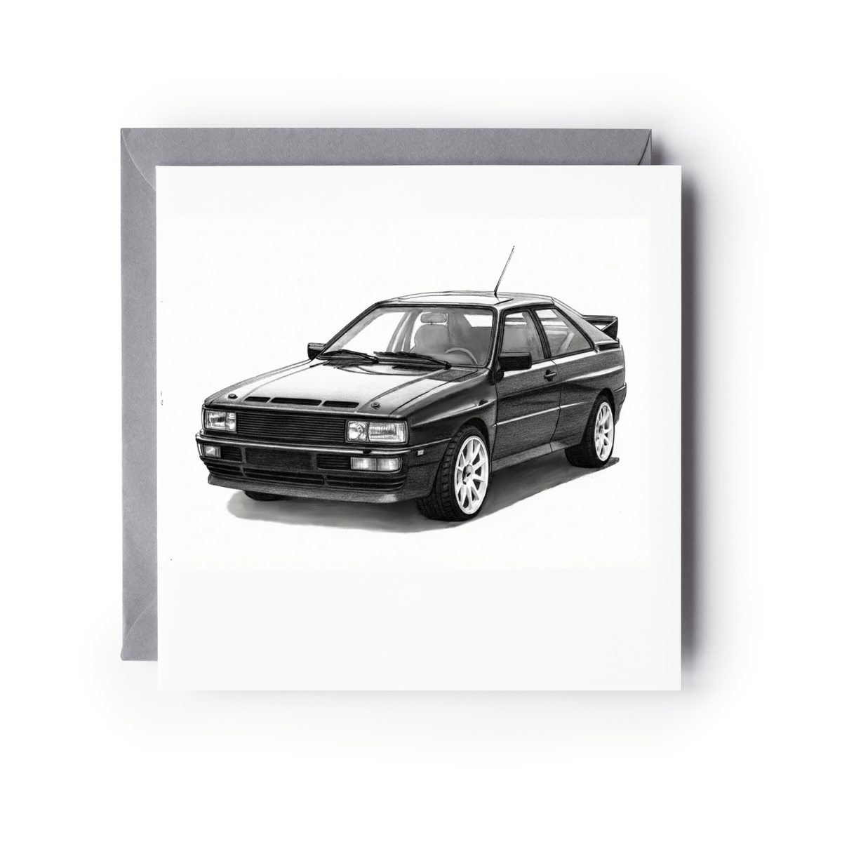 Audi Quattro Car Greeting Card