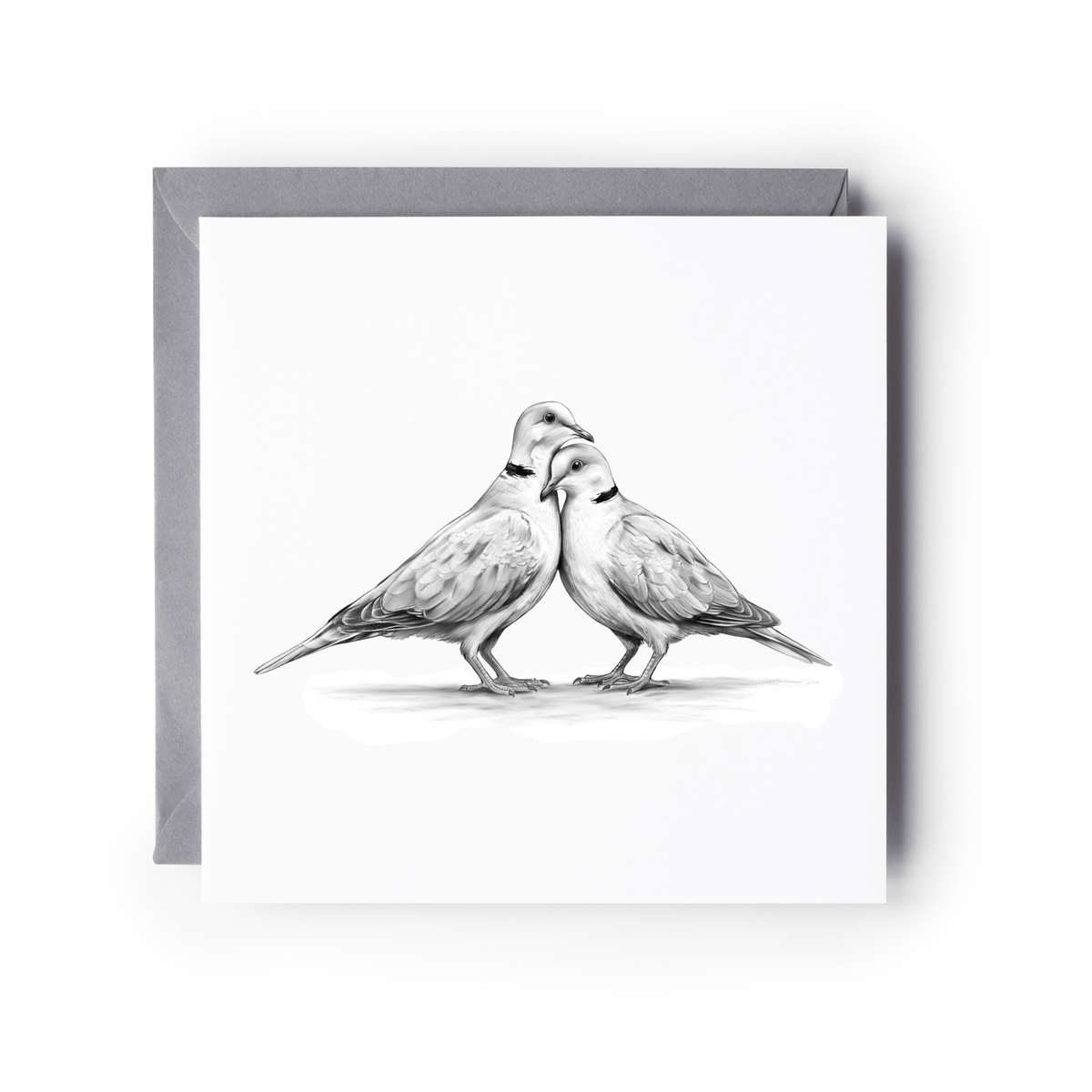 Collared Doves Greeting Card