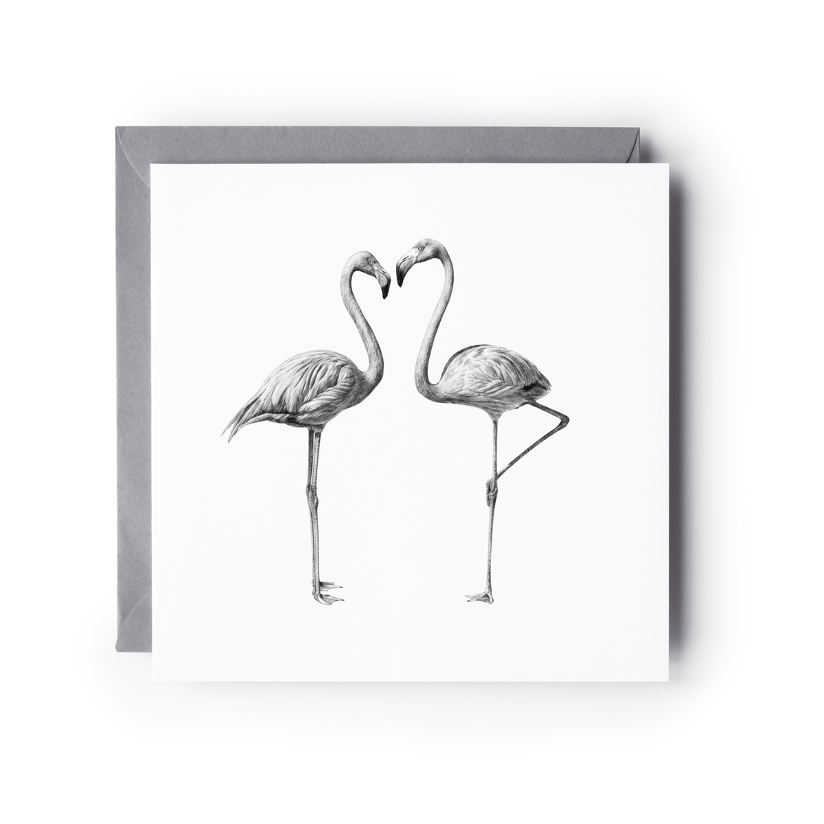 Flamingo Couple Greeting Card