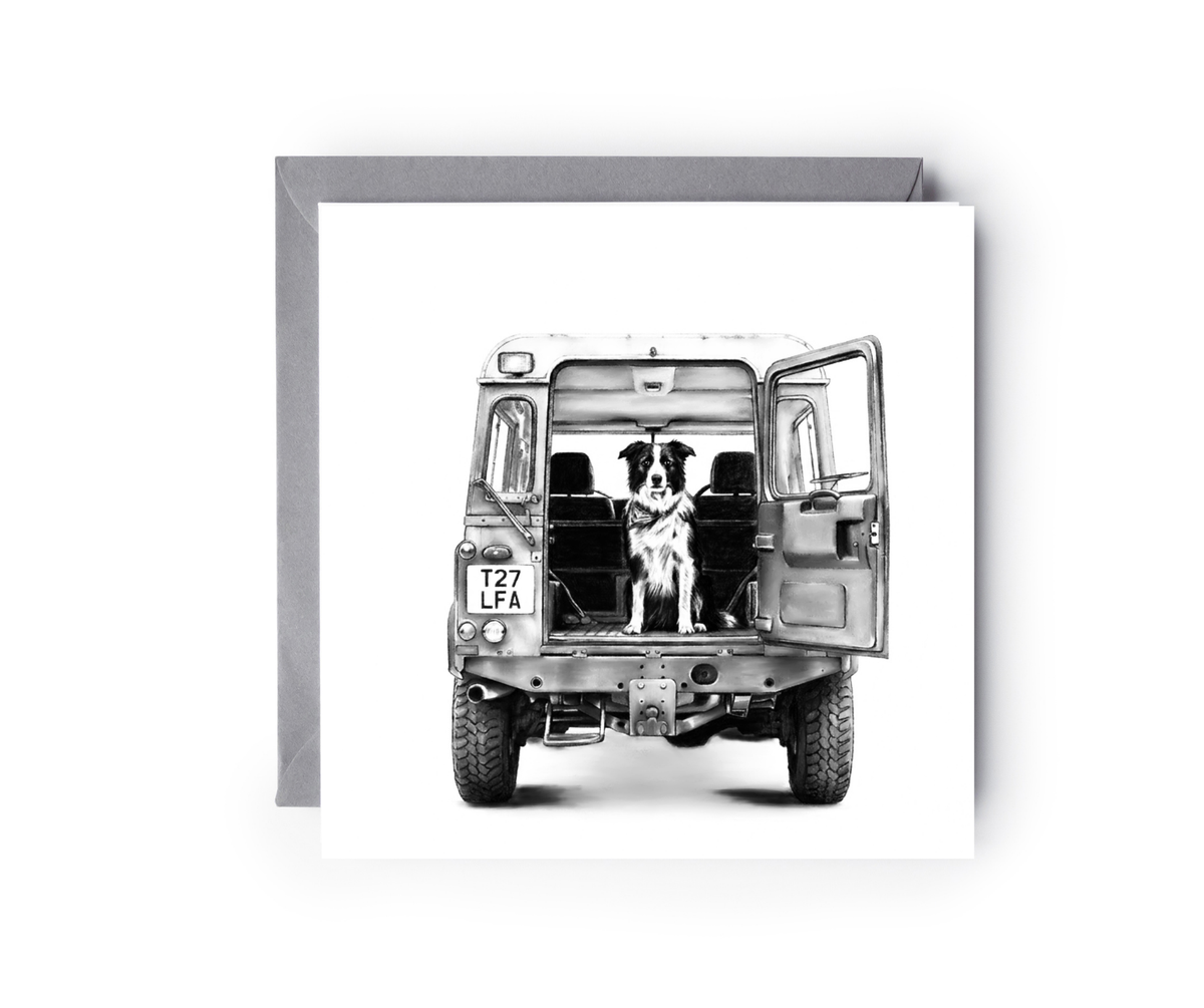 Road Trip Defender Greeting Card