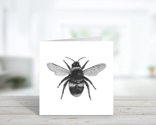 A Hand Drawn Bee Greeting Card From Libra Fine Arts