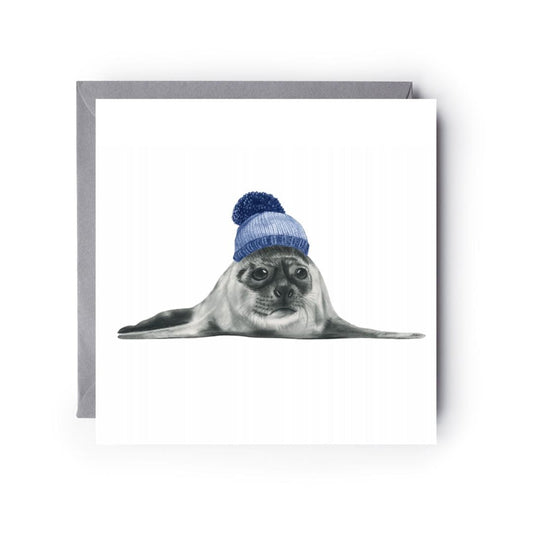 Winter Seal Greeting Card