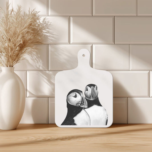 Gemini the Puffins Mini Chopping Board