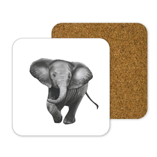Baby Elephant Drinks Coaster