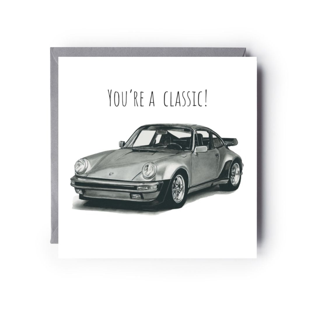 You’re A Classic Sports Car Card