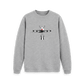 Light Heather Printed Sweater Front