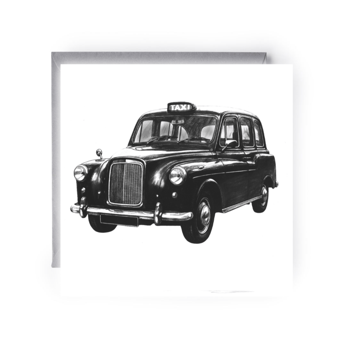 London Taxi Greeting Card