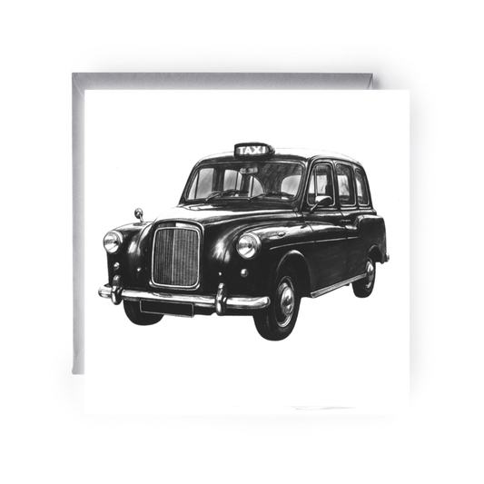 London Taxi Greeting Card