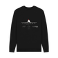 Black Printed Sweater Front