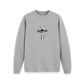 Light Heather Printed Sweater Front