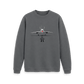 Slate Grey Printed Sweater Front