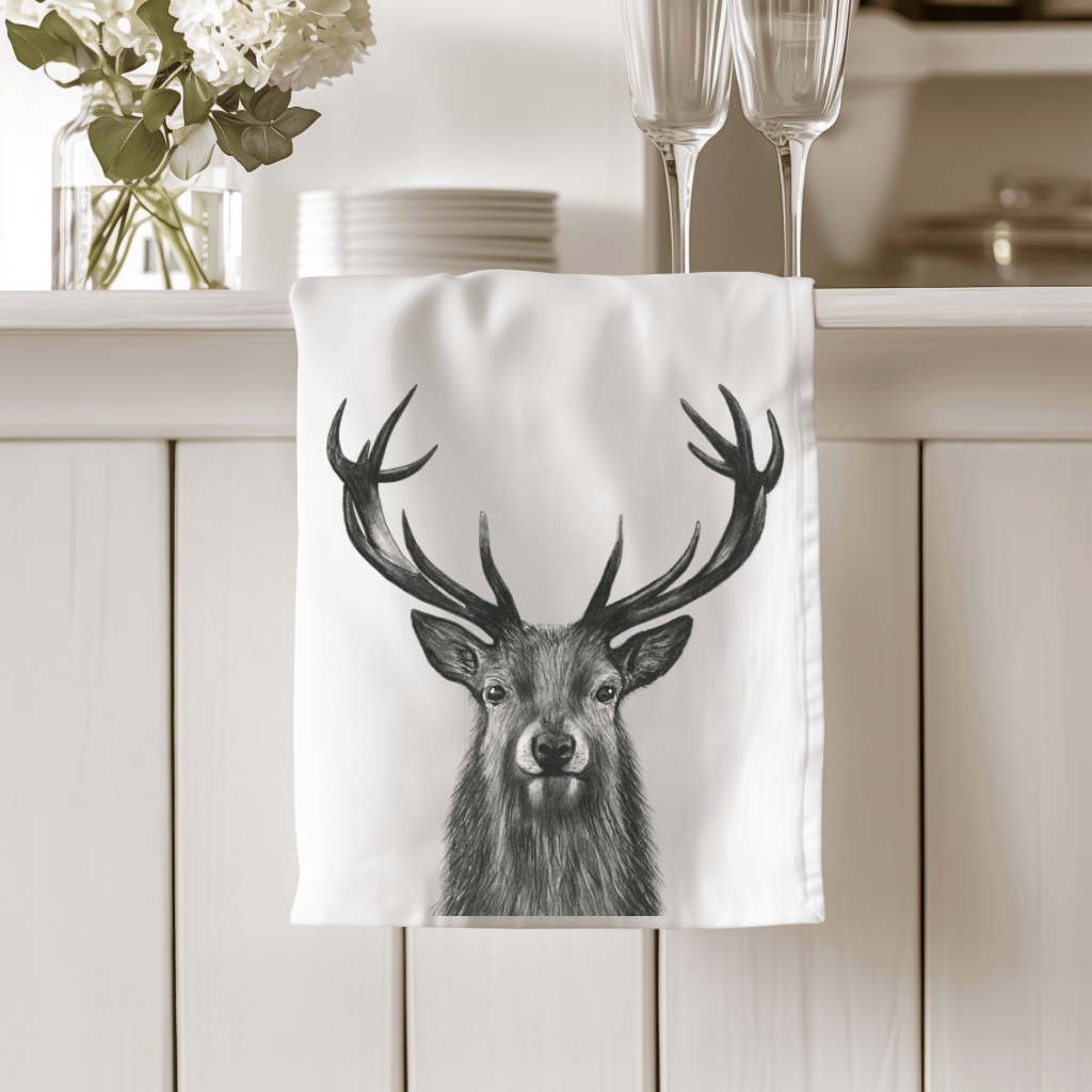 Stag Tea Towel