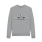 Light Heather Printed Sweater Front