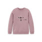 Mauve Printed Kids Jumper Front