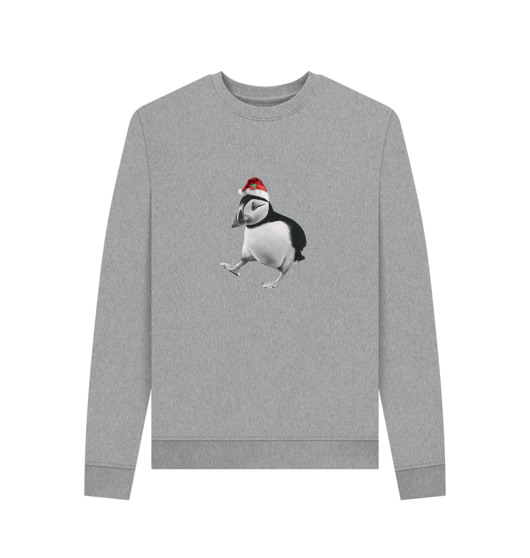 Light Heather Printed Sweater Front