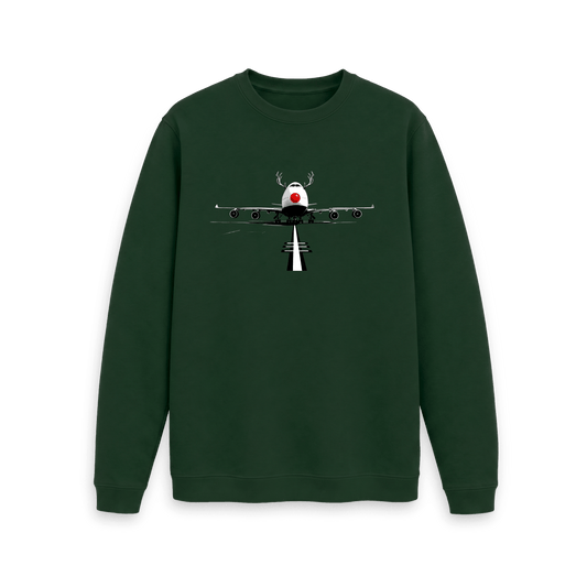 Evergreen Printed Sweater Front
