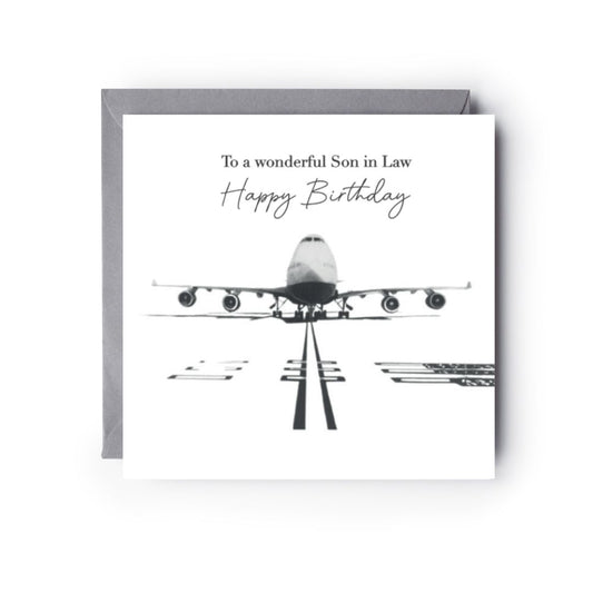 Happy Birthday Son in Law 747 card