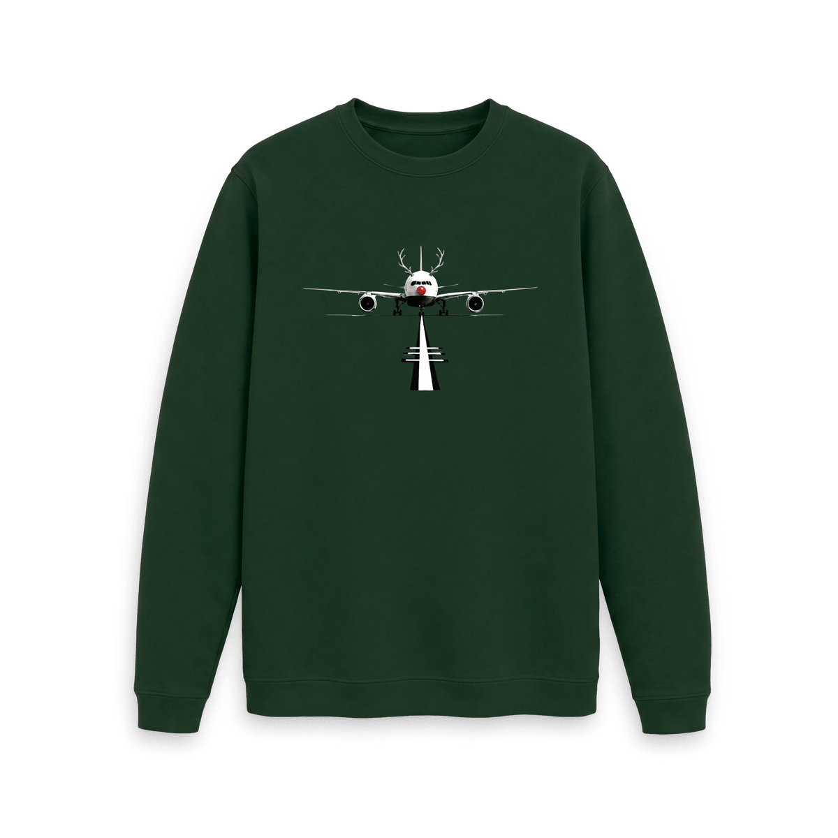 Evergreen Printed Sweater Front