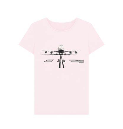 Pink Women's Boeing 747 Tee Shirt