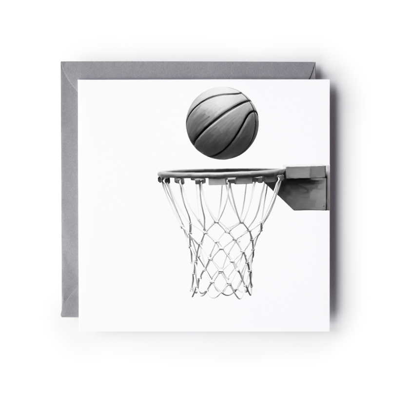 Basketball Sports Greeting Card