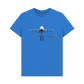 Bright Blue Men's Boeing 747 Aircraft Organic Tee Shirt