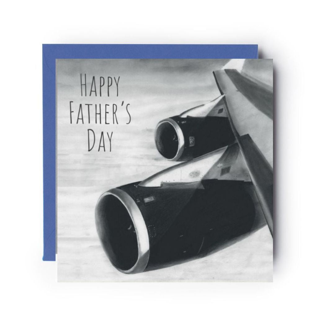 Happy Father’s Day 747 Wing Card