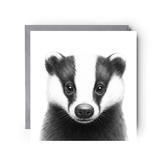 Badger Greeting Card
