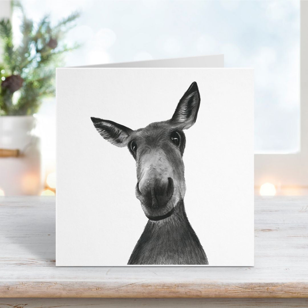 Sirus the Donkey Greeting Card