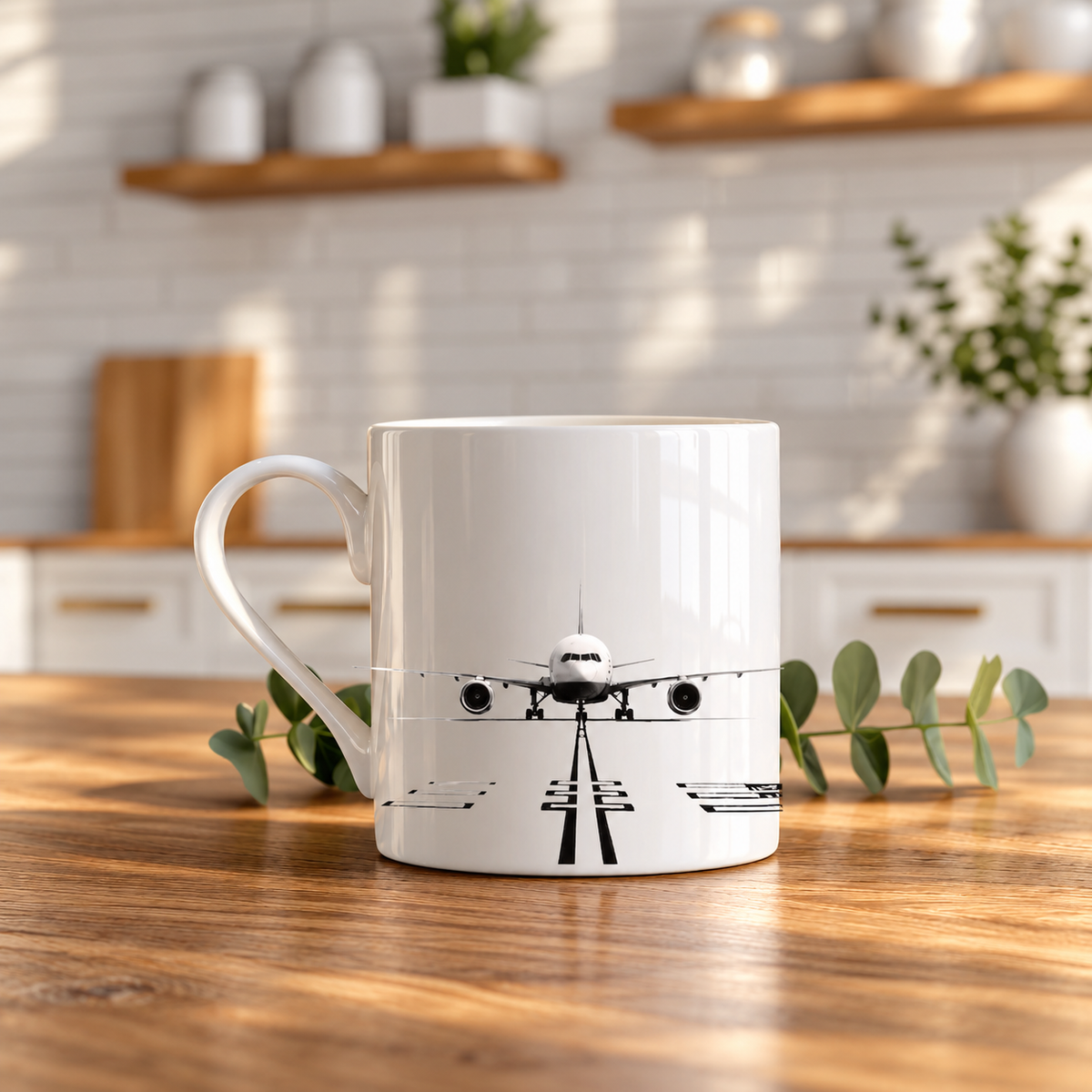 Boeing 777 Mug realistic product mockup