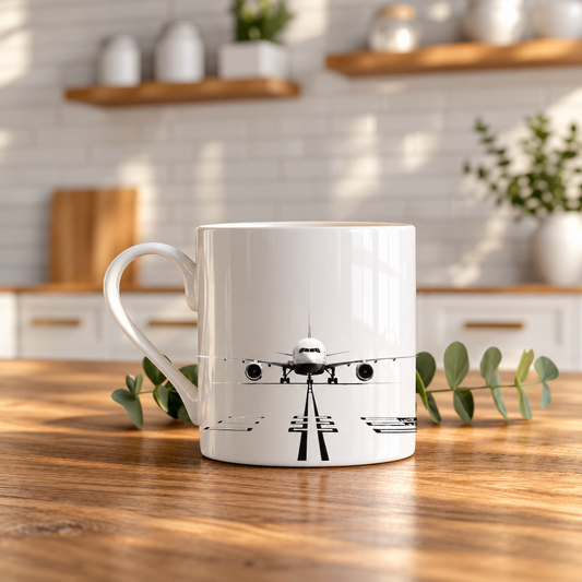 Boeing 777 Mug realistic product mockup