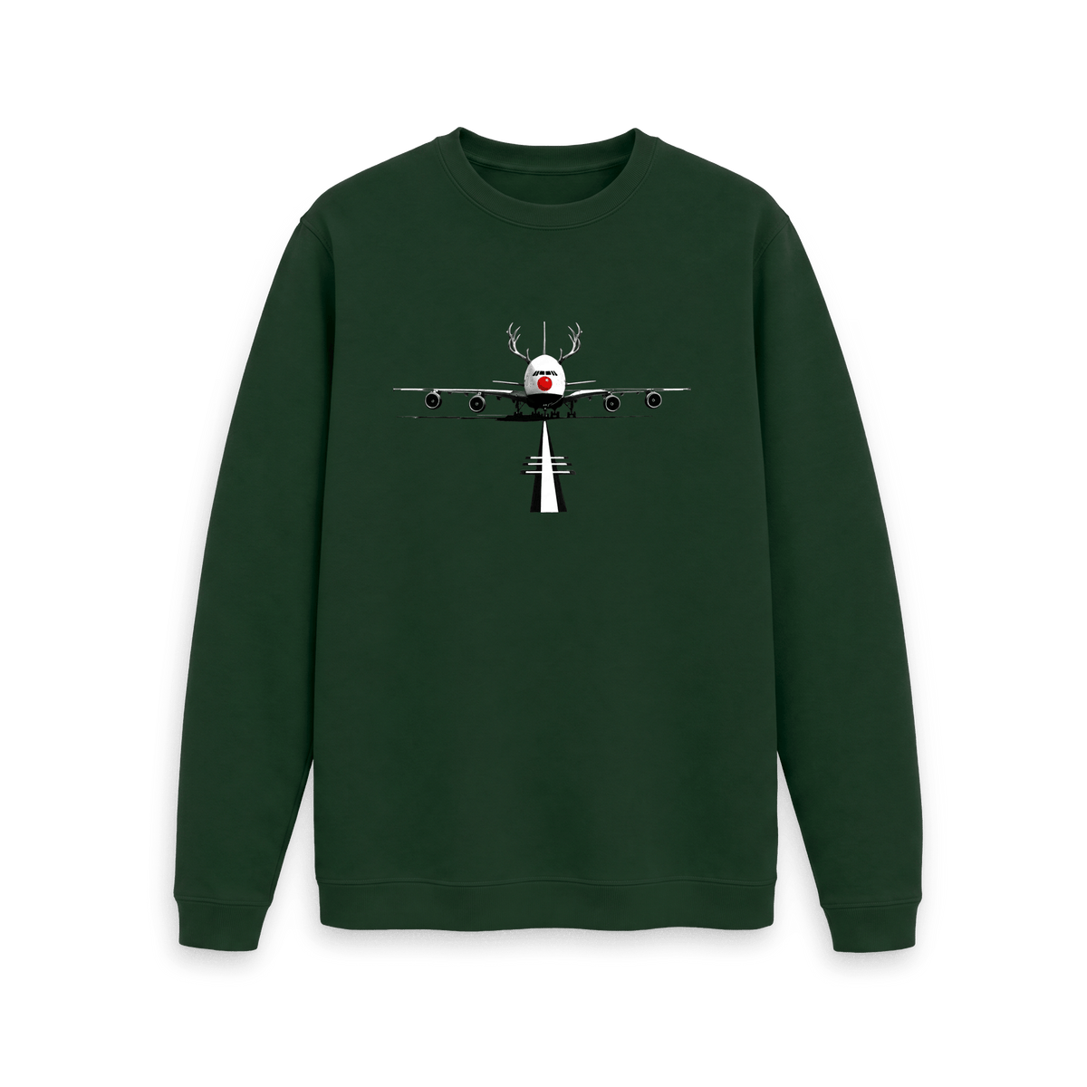 Evergreen Printed Sweater Front
