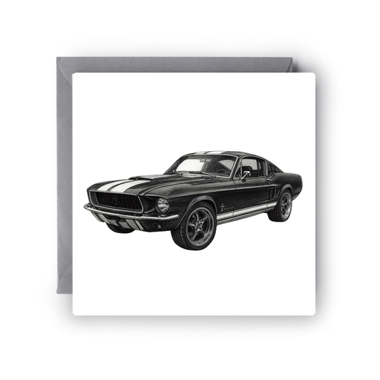 Ford Mustang Greeting Card