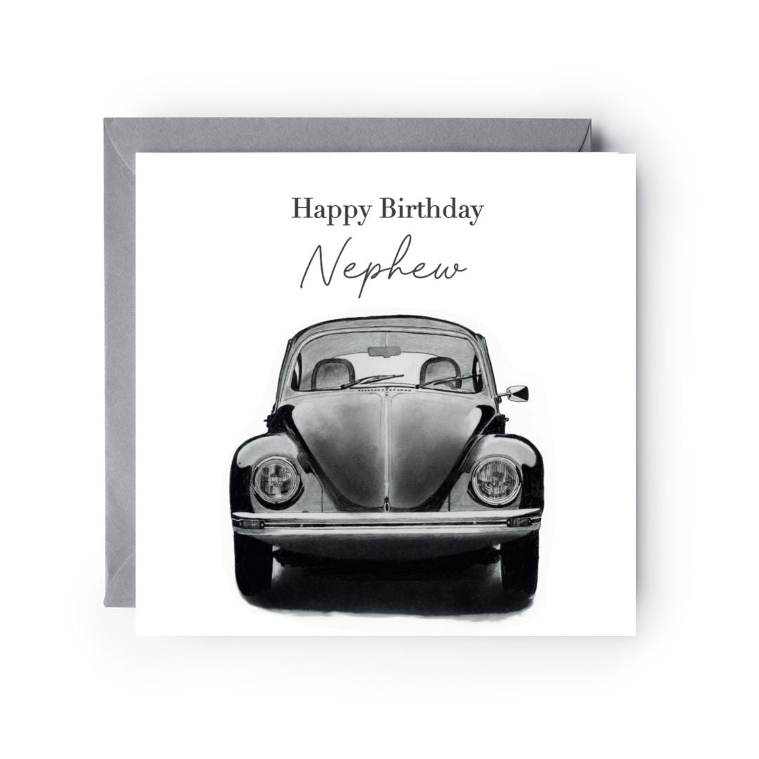 Happy Birthday Nephew Beetle Card