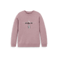 Mauve Printed Kids Jumper Front